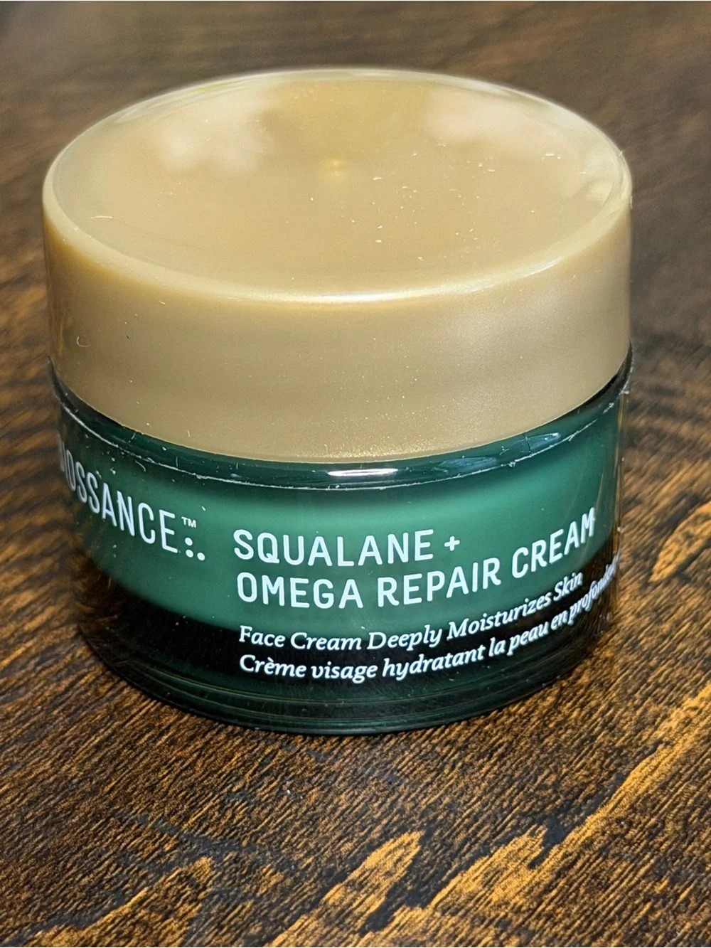 Biossance Squalane + Omega Repair Cream — Hydrating Face Cream 15ml Travel
